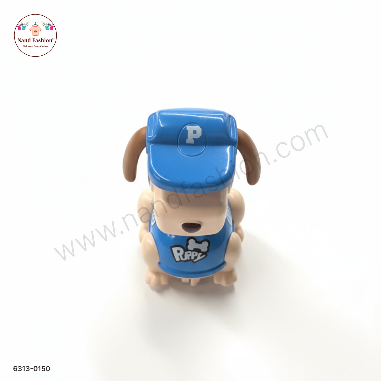 Cute Blue Dog Shape Pull Back Car Toy for Kids