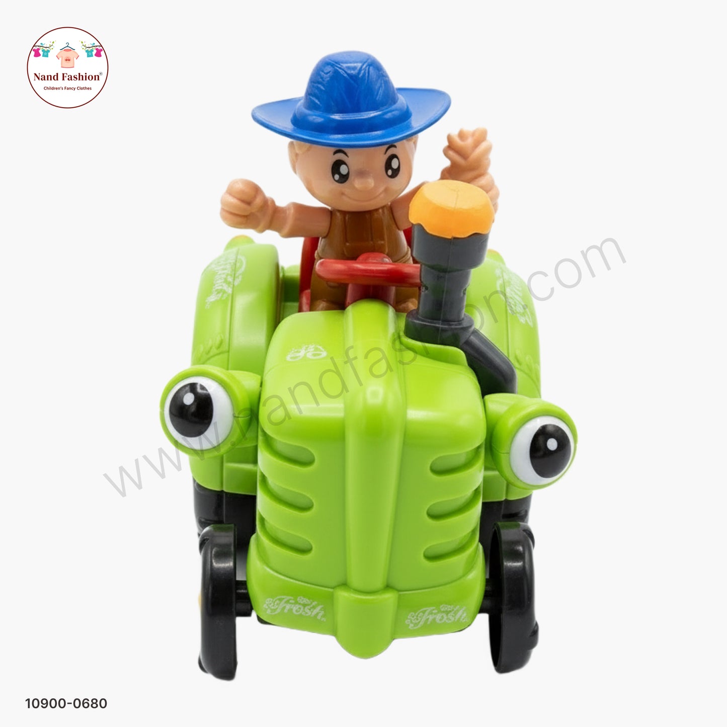 Kids Farmer Tractor Toy with Driver Figure