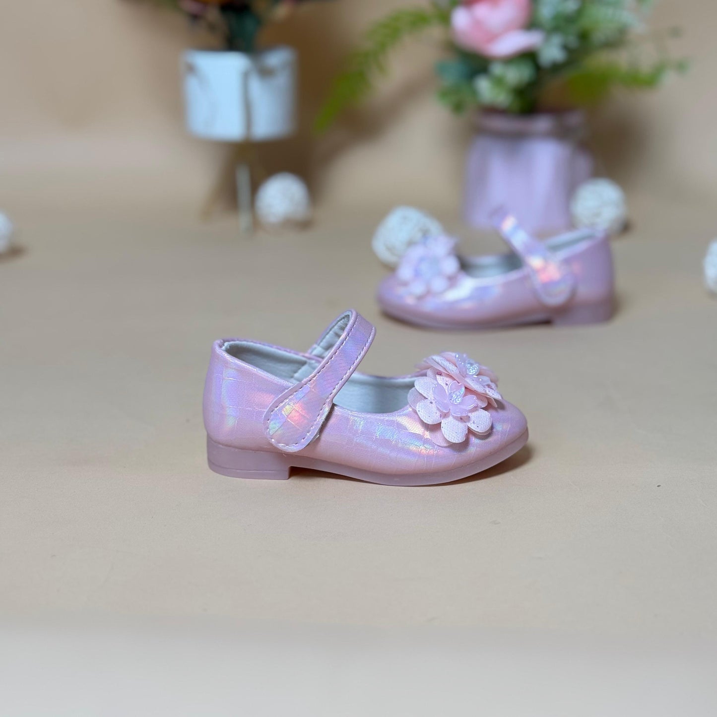 Baby Girl Pink Floral Mojadi