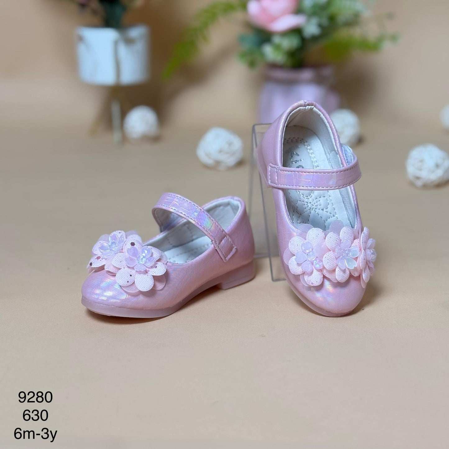 Baby Girl Pink Floral Mojadi
