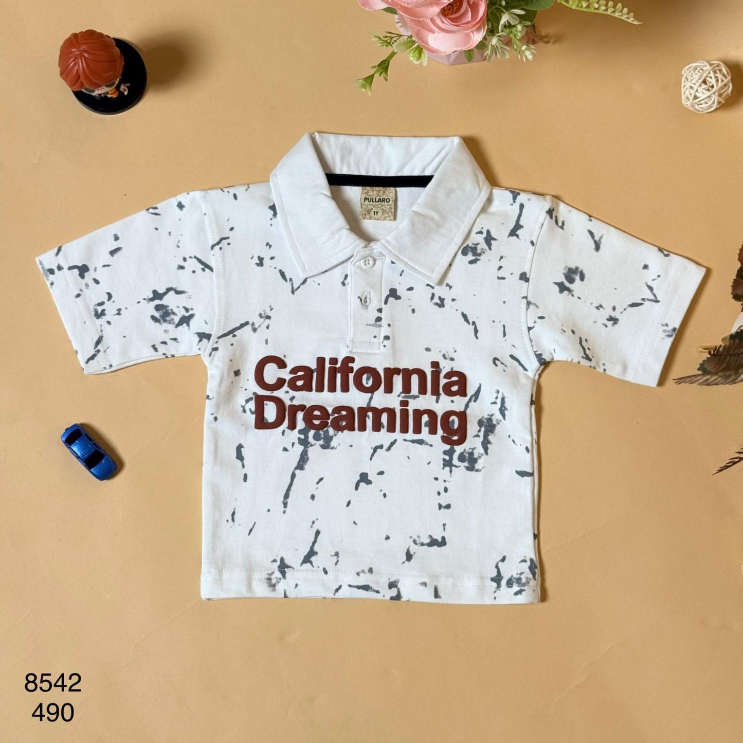 California Dreaming Printed Kids Polo T-shirt