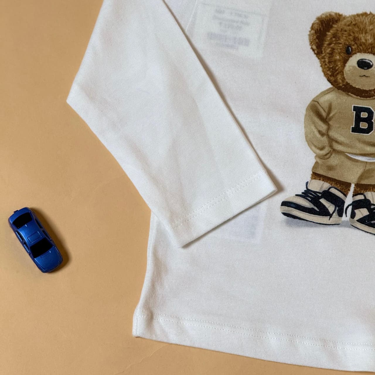 Teddy Basketball Printed Full Sleeve T-Shirt