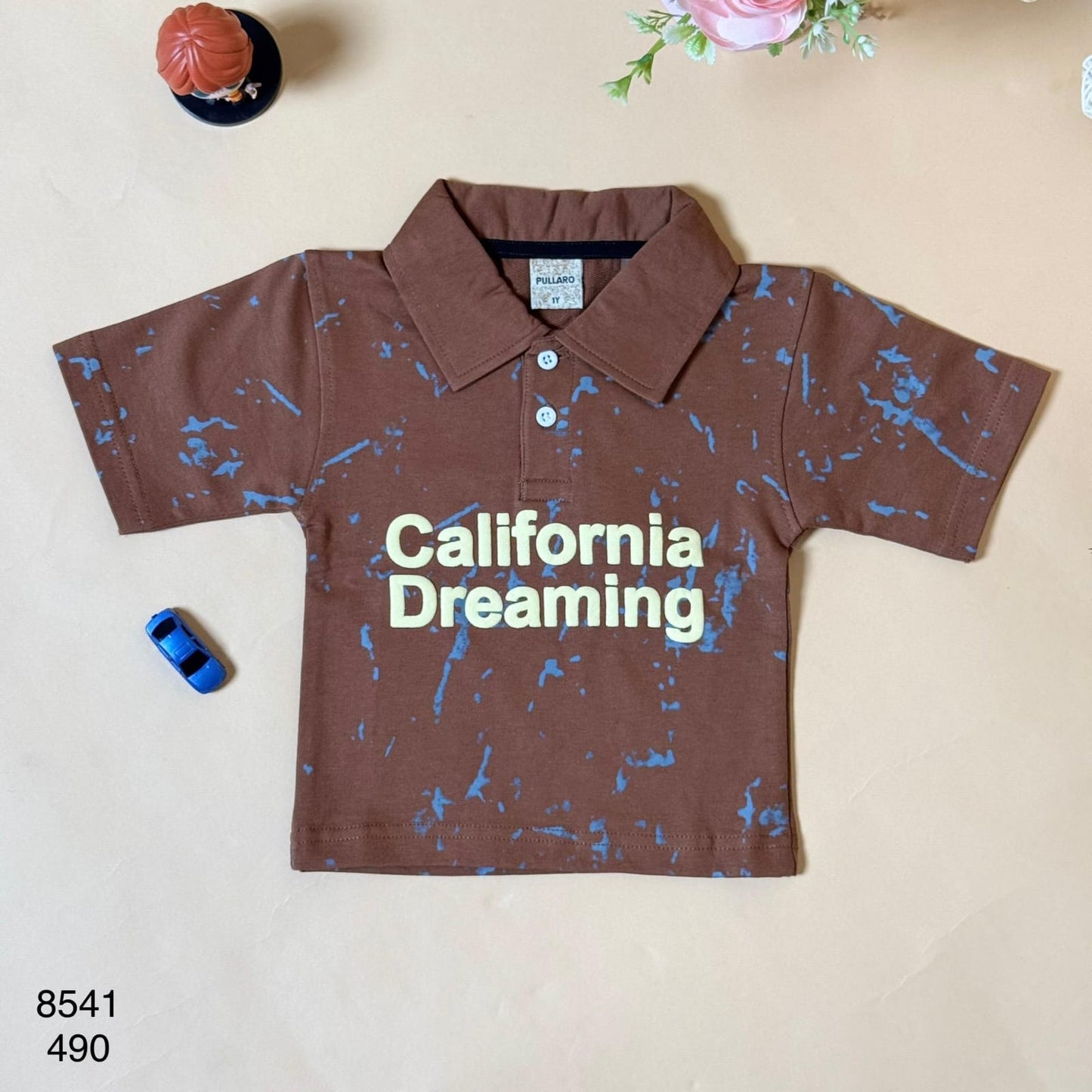 California Dreaming Printed Kids Polo T-shirt