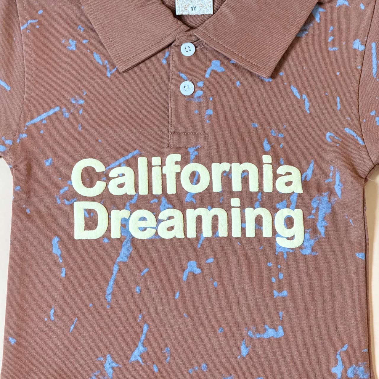 California Dreaming Printed Kids Polo T-shirt