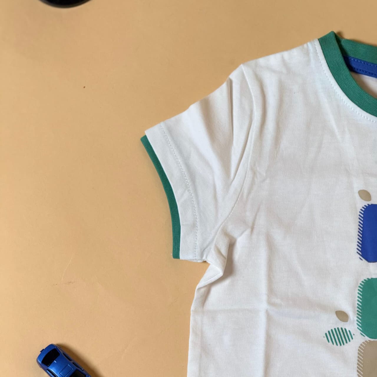Boys White Printed T-Shirt