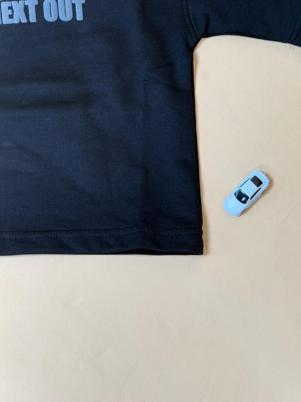 Drop Shoulder"Next Out Astronaut"T-Shirt