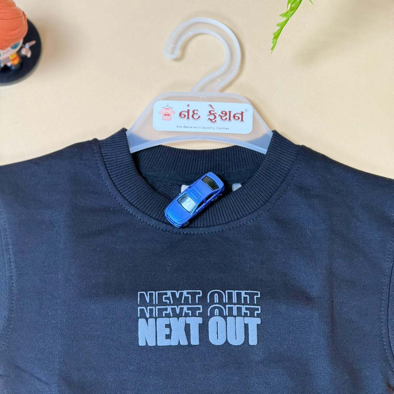 Drop Shoulder"Next Out Astronaut"T-Shirt