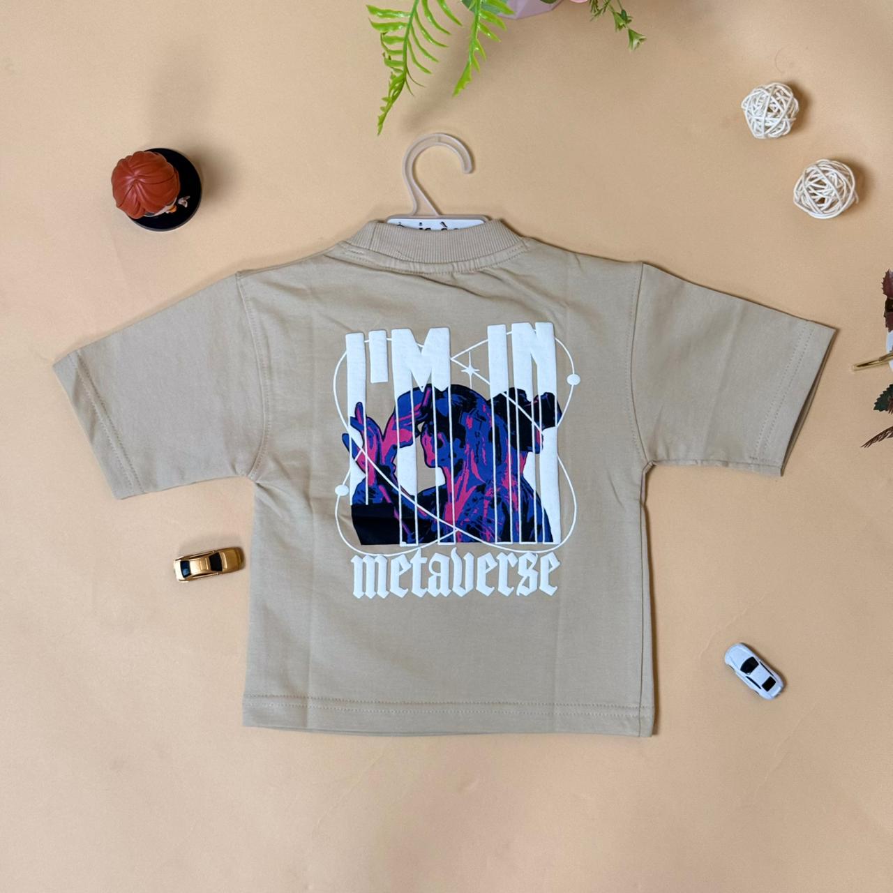 Drop Shoulder "I'm In Metaverse" T-Shirt
