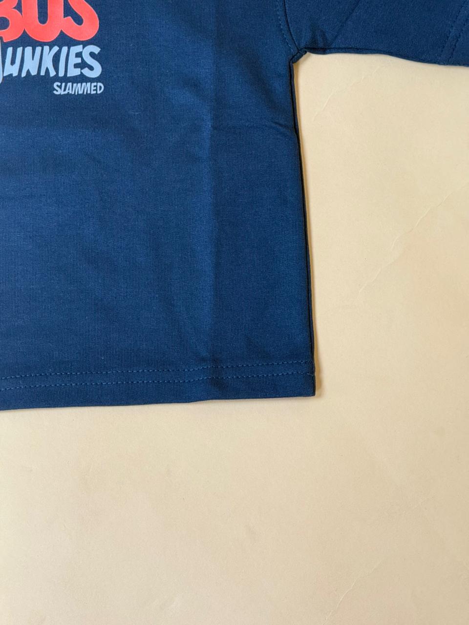 Drop Shoulder “Bus Junkies” T-Shirt