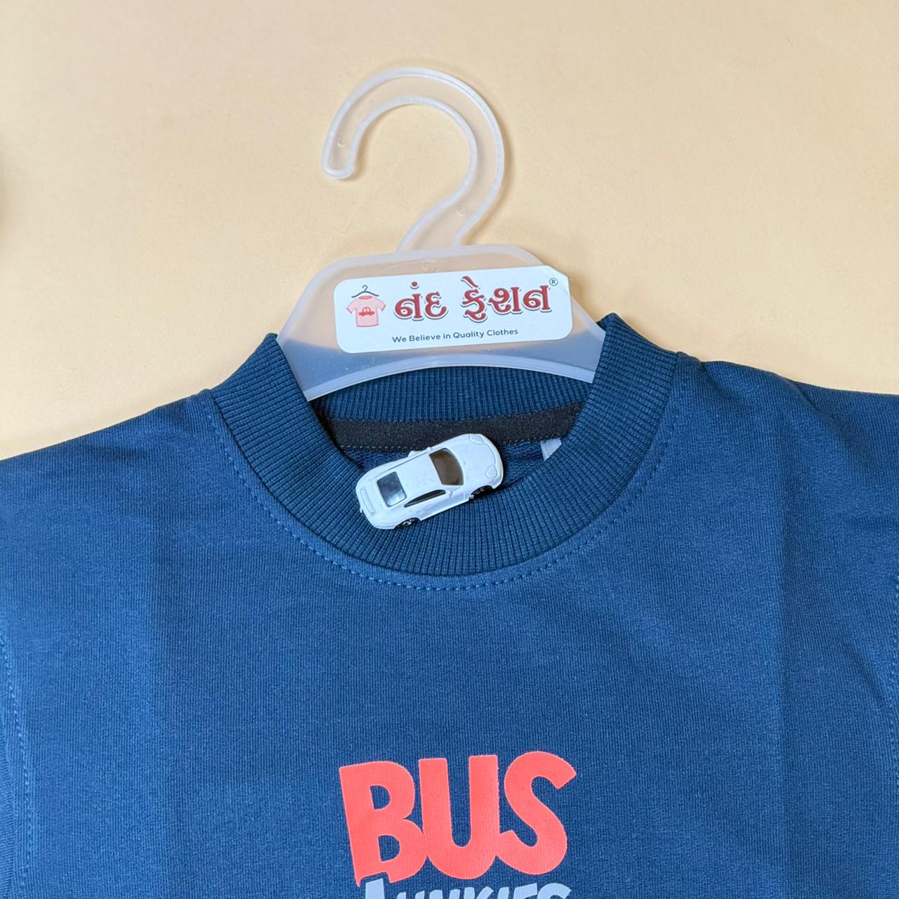 Drop Shoulder “Bus Junkies” T-Shirt