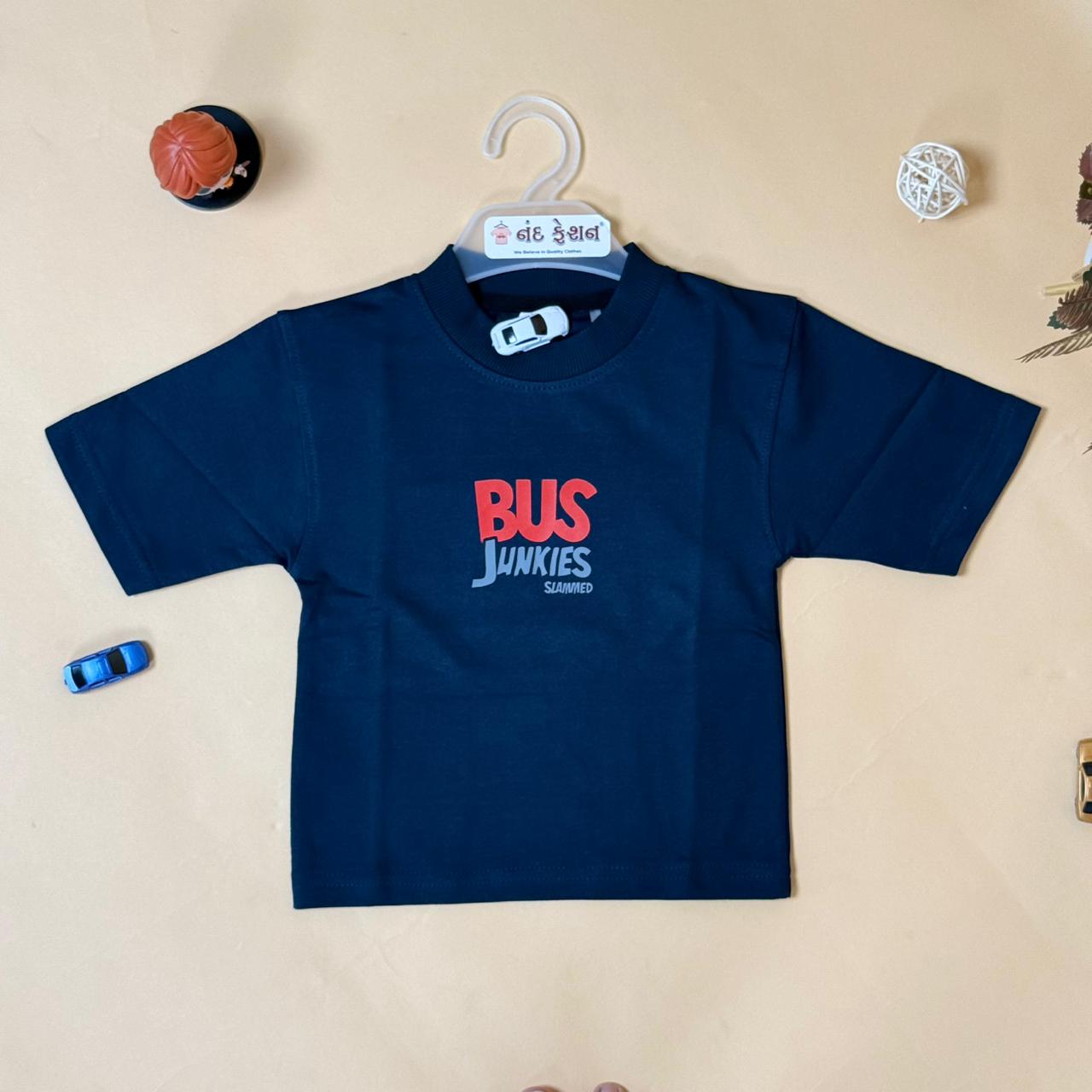 Drop Shoulder “Bus Junkies” T-Shirt