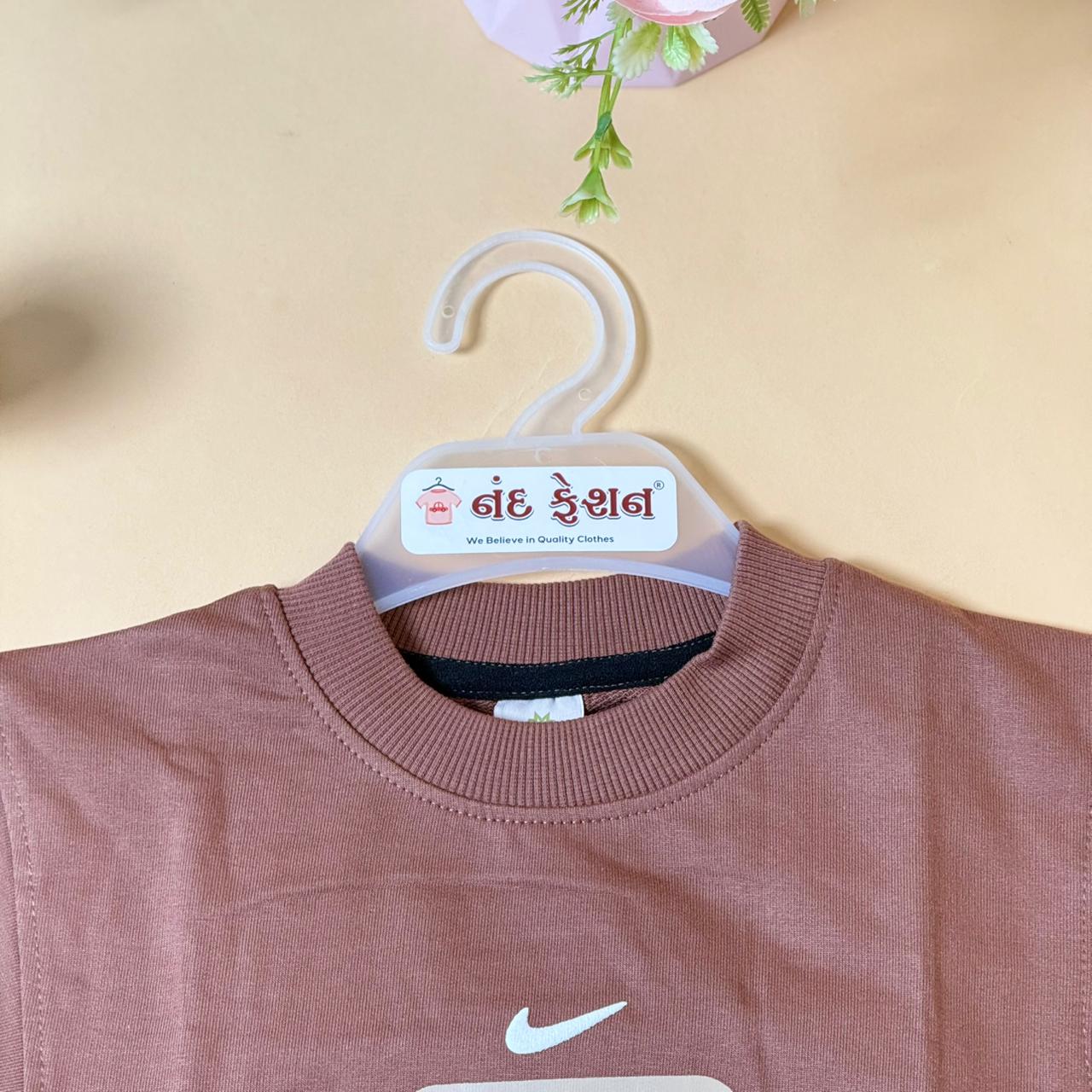 Drop Shoulder Black “Air Max” T-Shirt