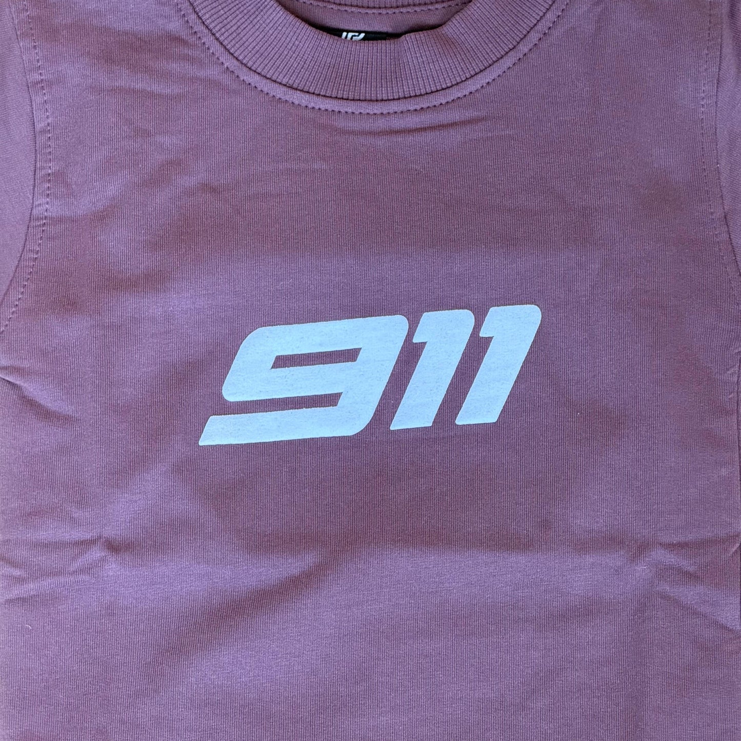 Drop Shoulder"911 Minimal" T-Shirt