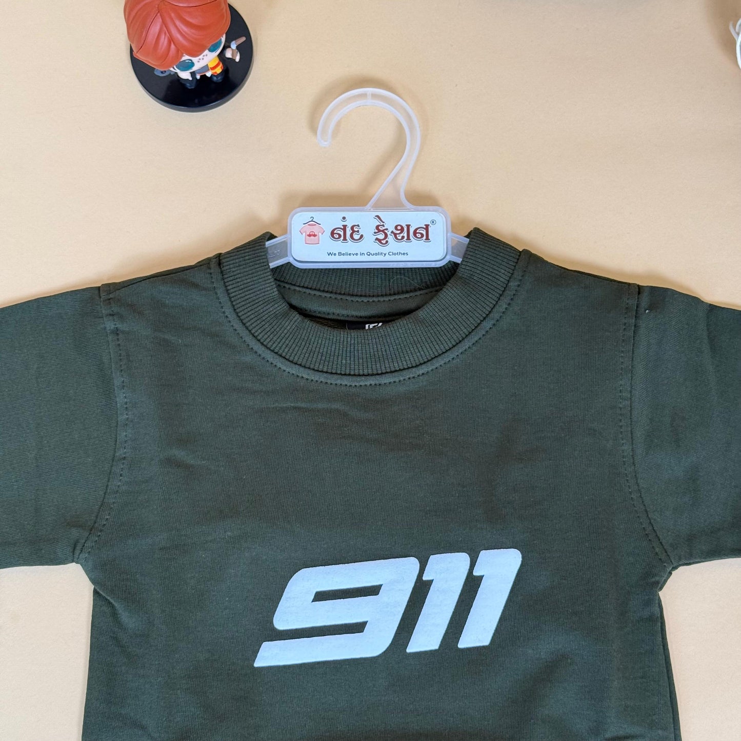 Drop Shoulder"911 Minimal" T-Shirt