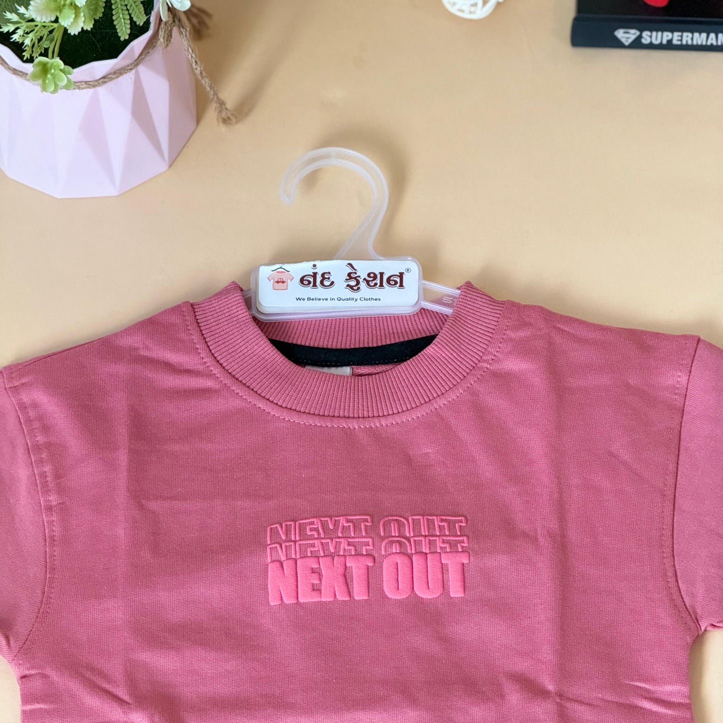 Drop Shoulder"Next Out Astronaut"T-Shirt