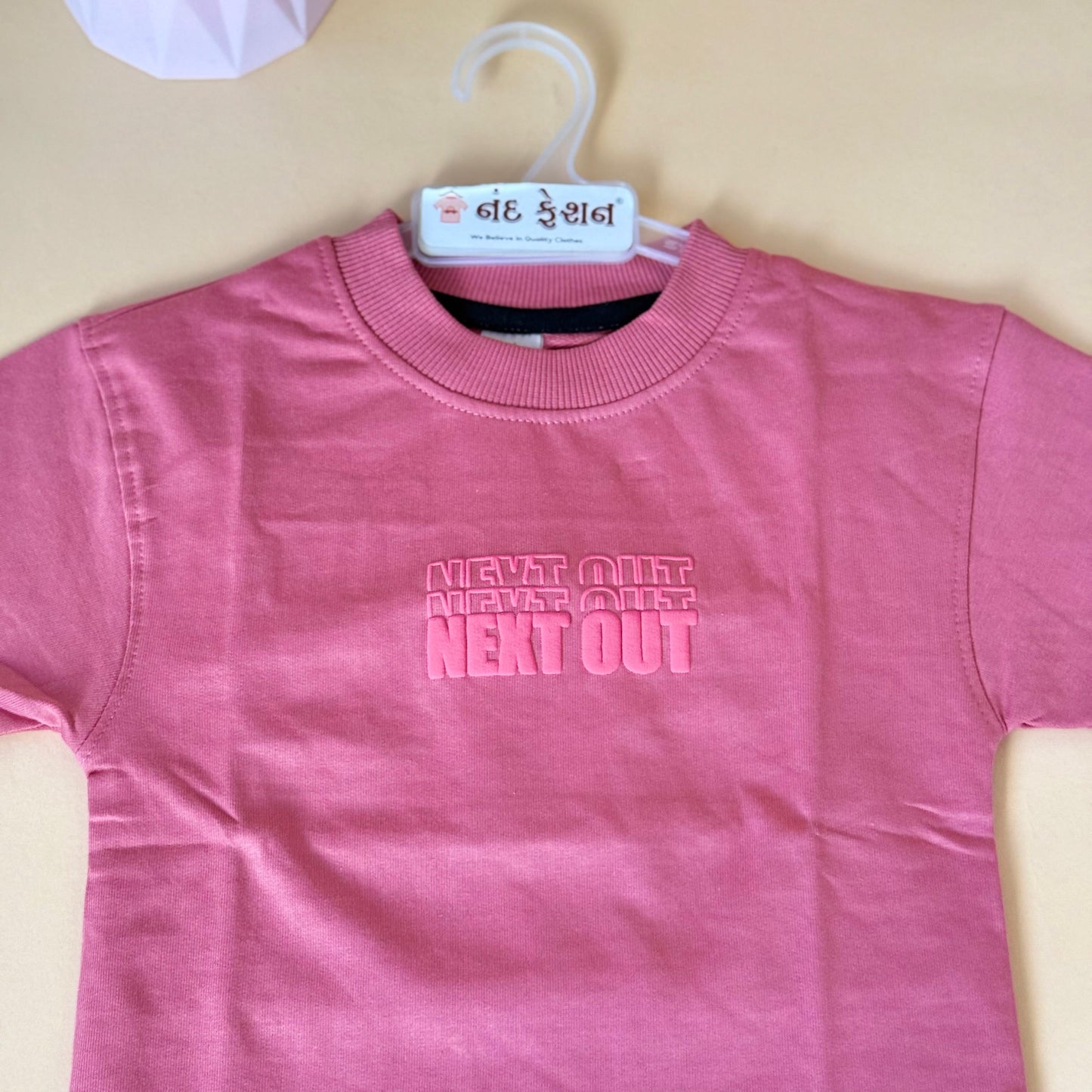 Drop Shoulder"Next Out Astronaut"T-Shirt