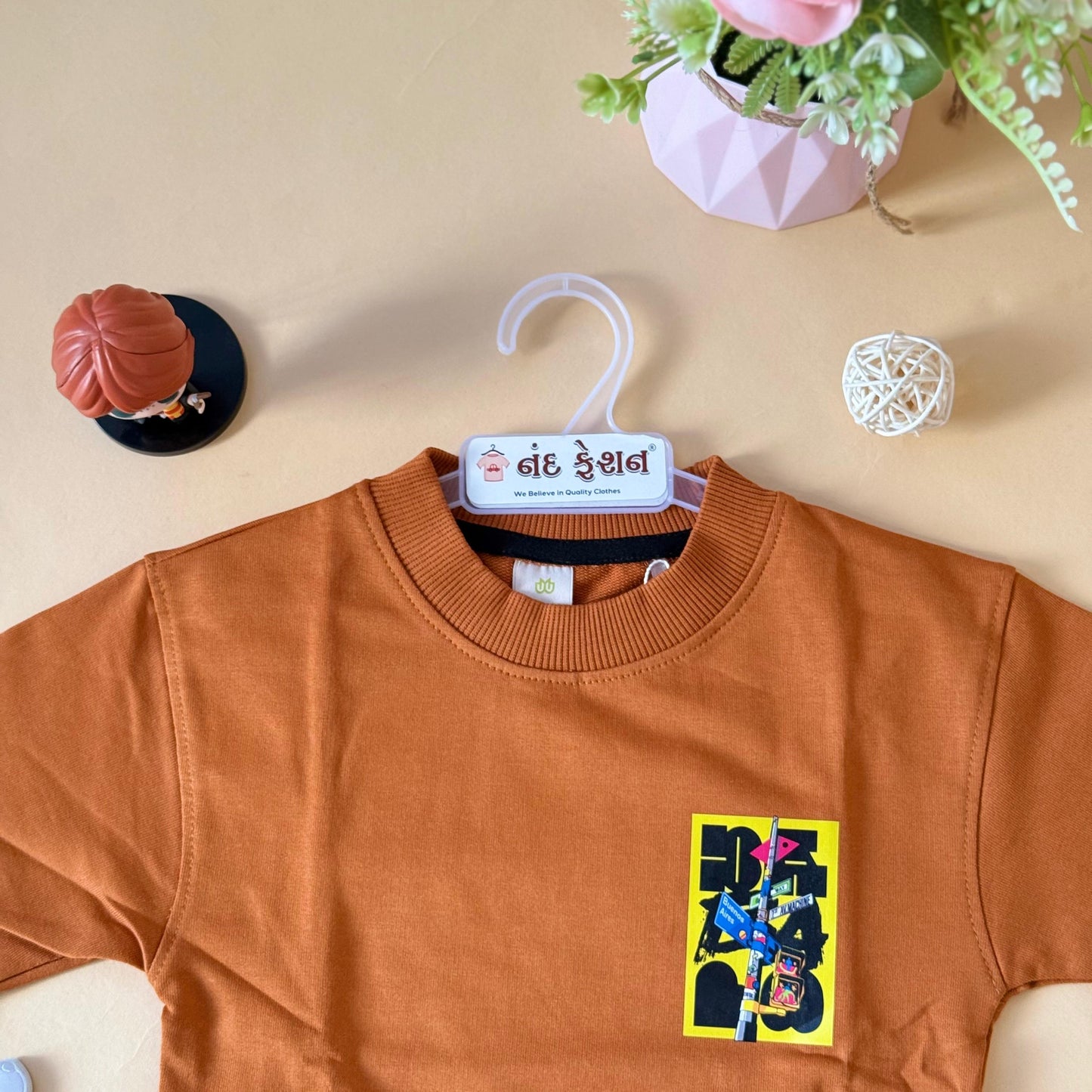 Drop Shoulder "Street Sign" T-Shirt