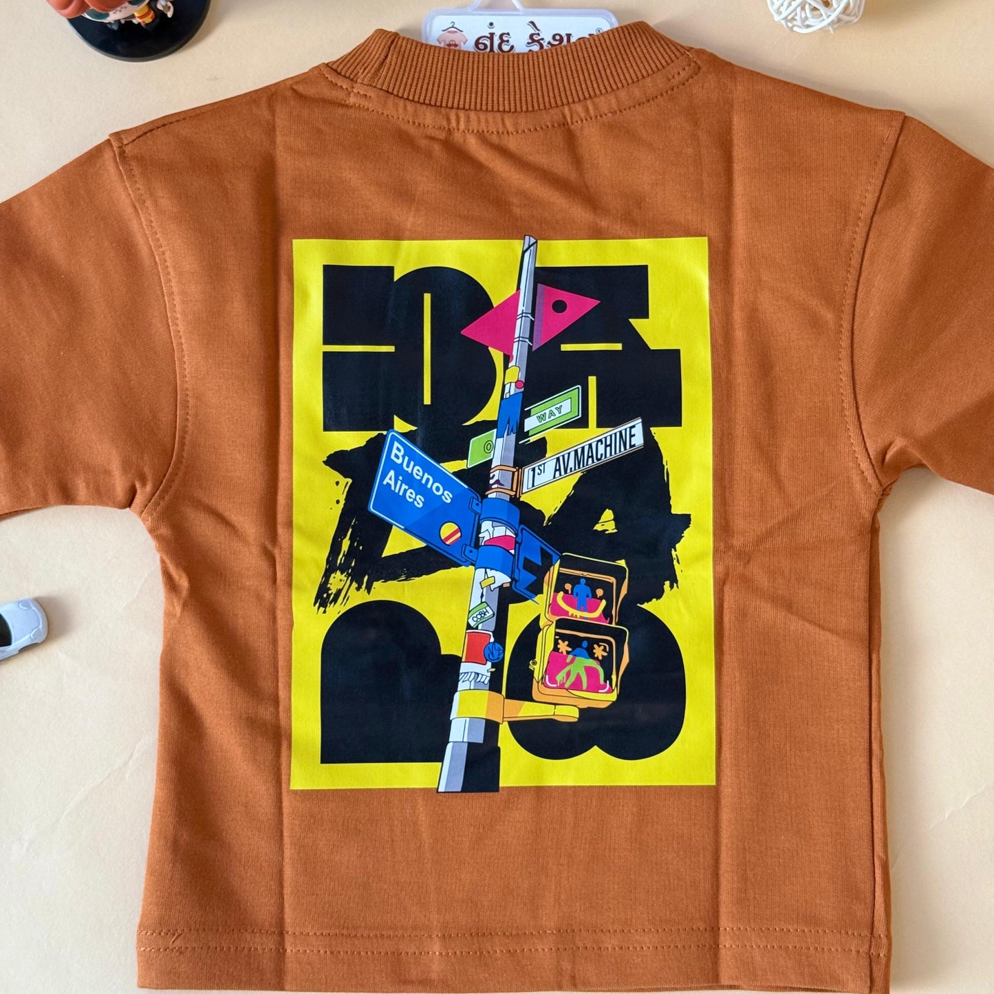 Drop Shoulder "Street Sign" T-Shirt