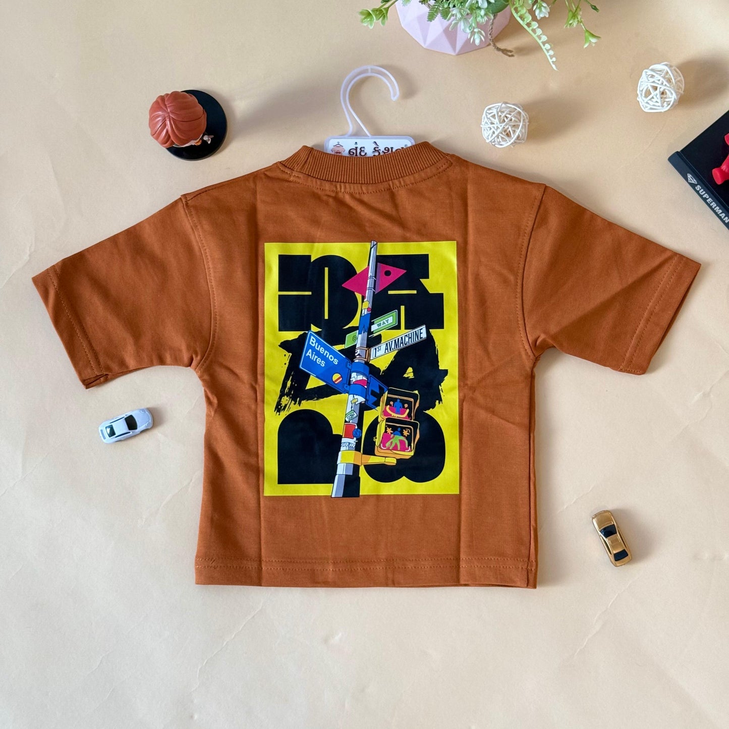 Drop Shoulder "Street Sign" T-Shirt