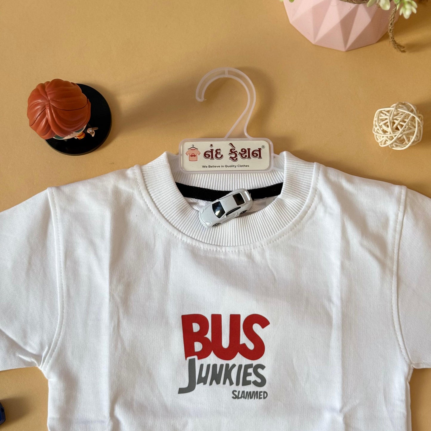 Drop Shoulder “Bus Junkies” T-Shirt