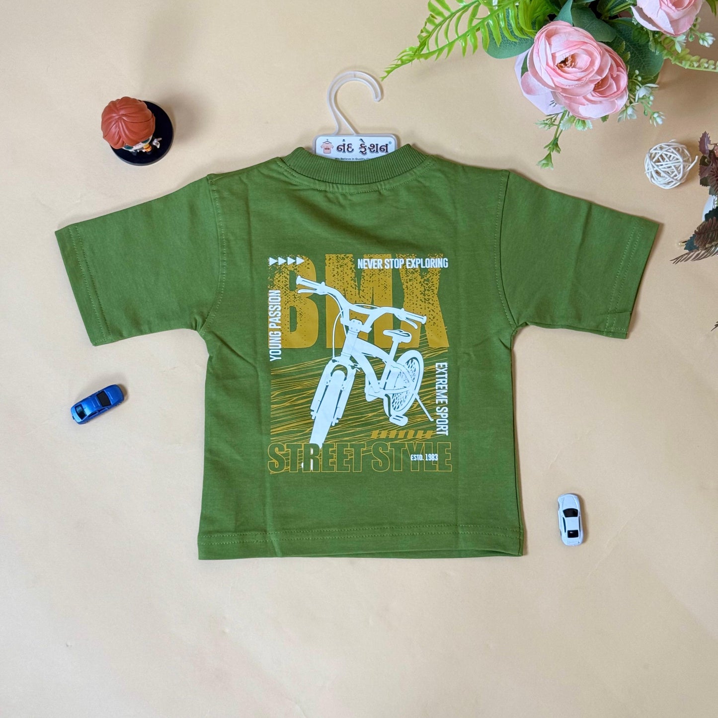Drop Shoulder"BMX Street Style"T-Shirt