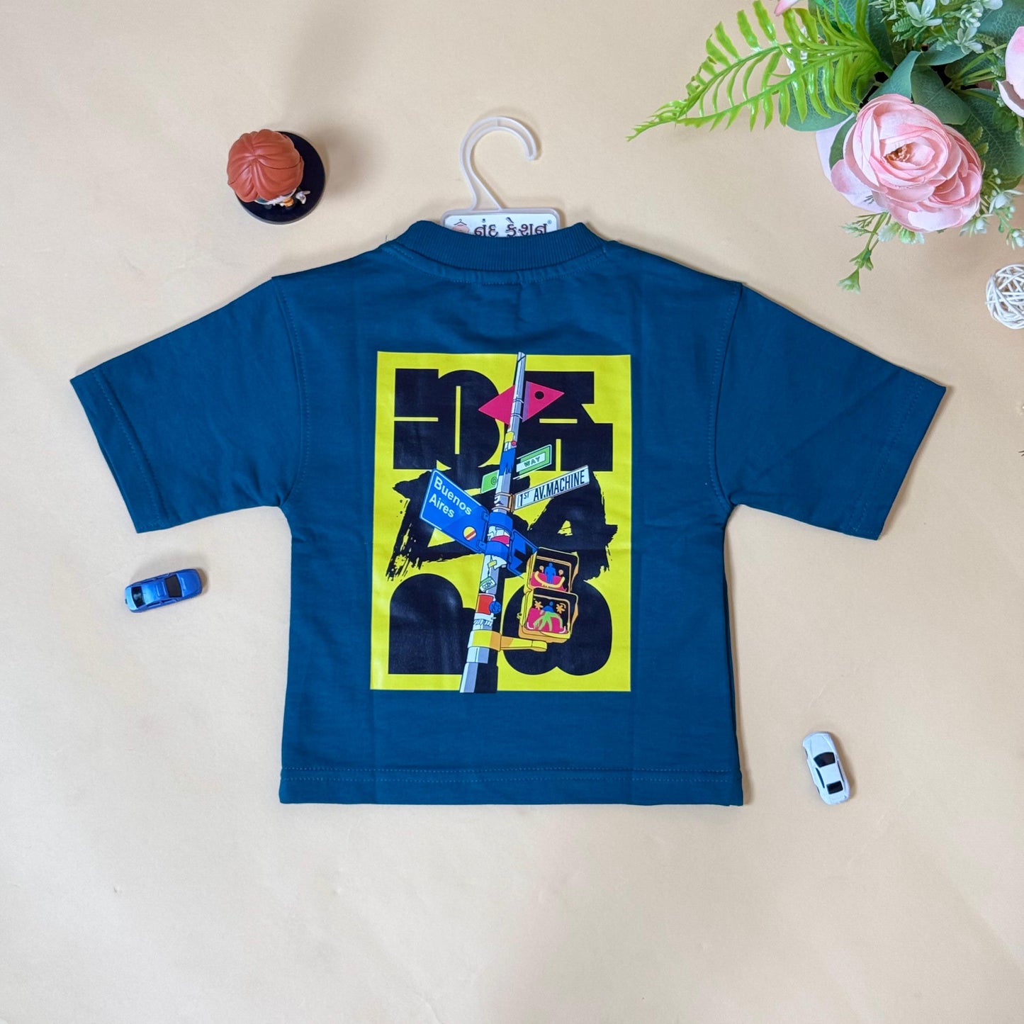 Drop Shoulder "Street Sign" T-Shirt