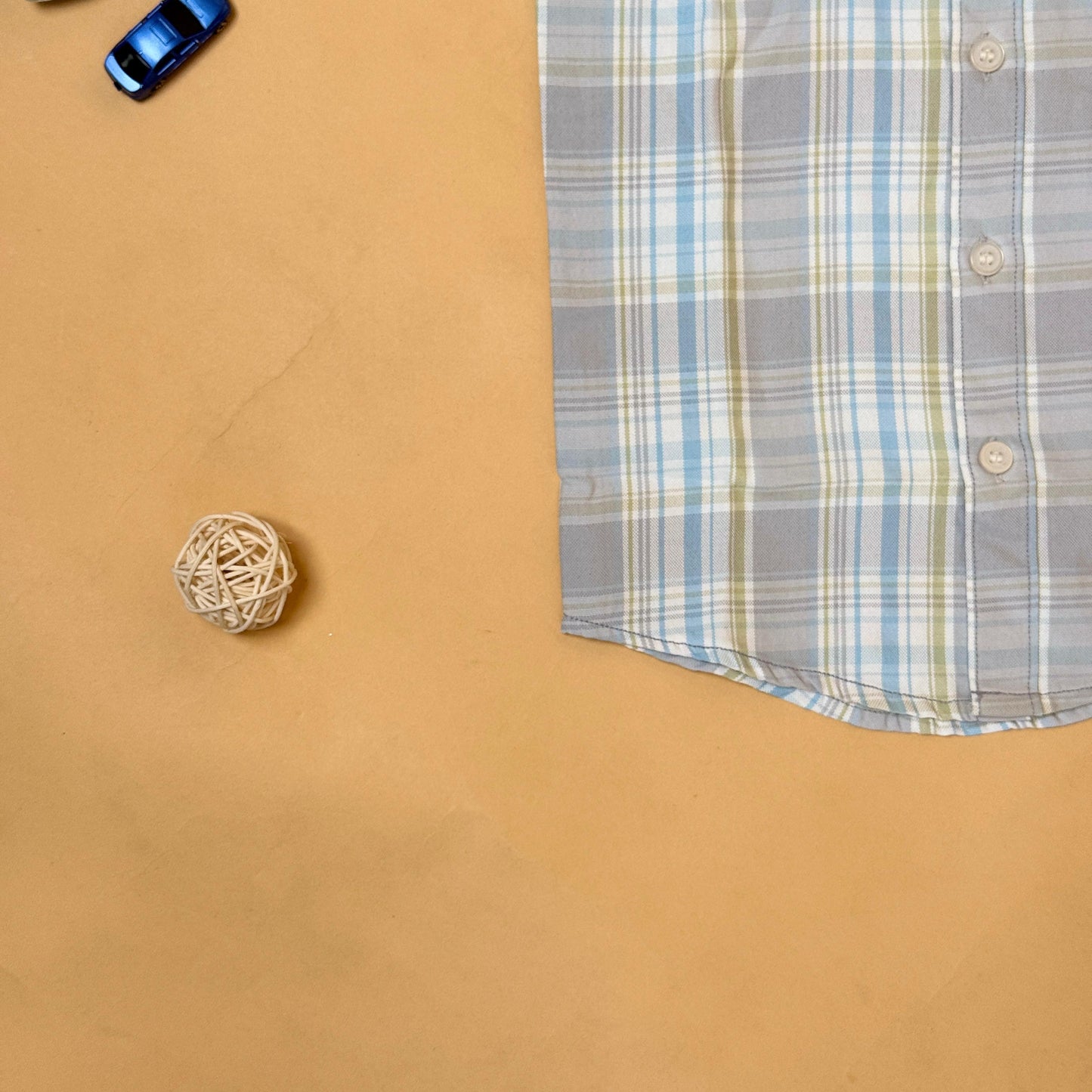 Classic Checkered Kids Shirt