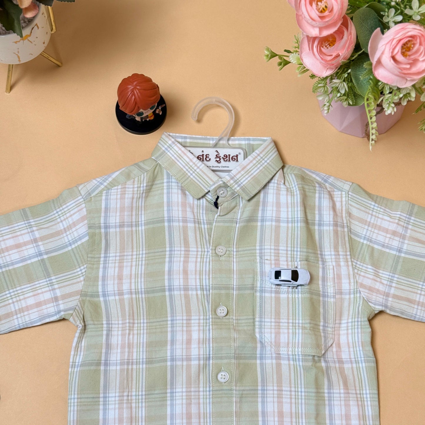 Classic Checkered Kids Shirt