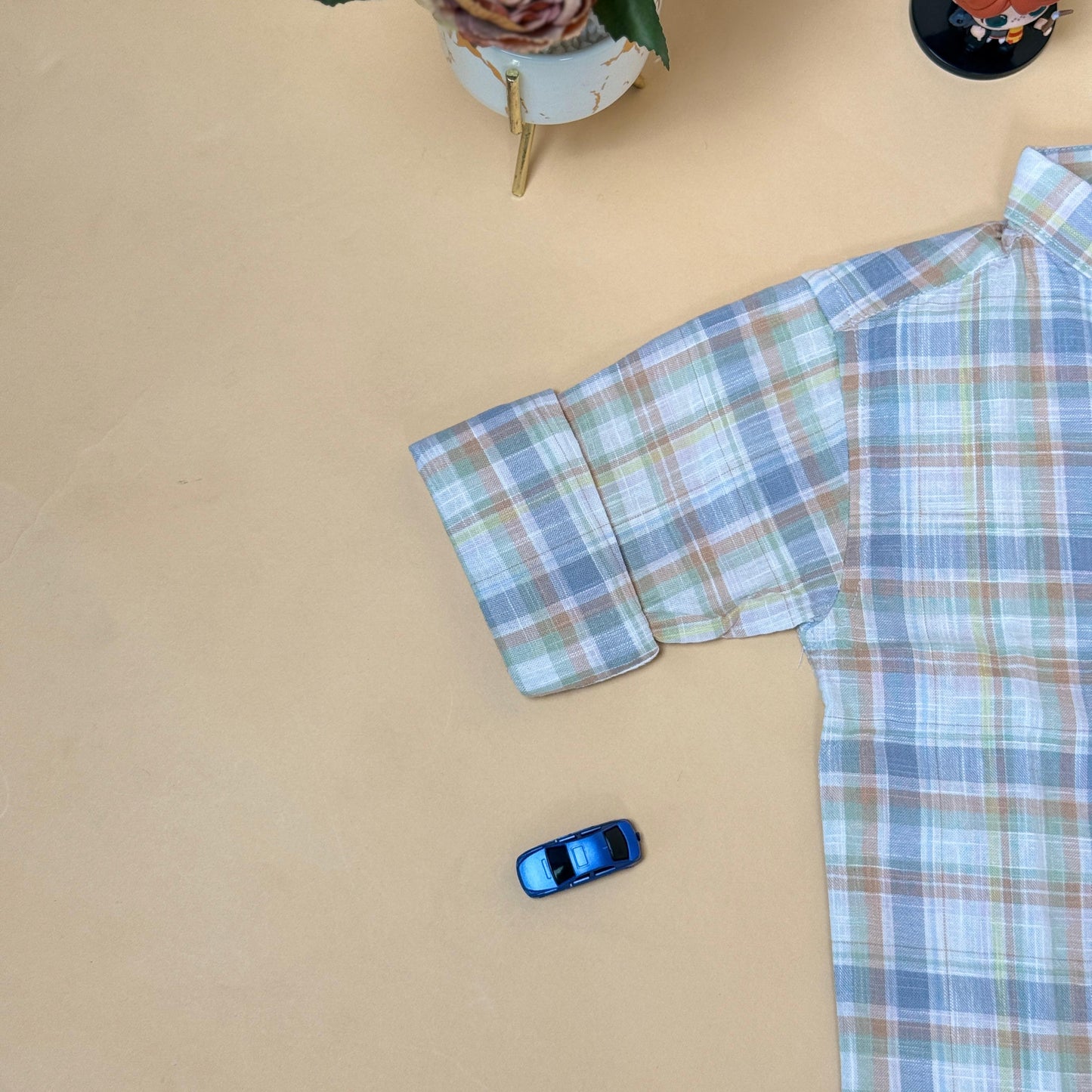 Classic Checkered Kids Shirt