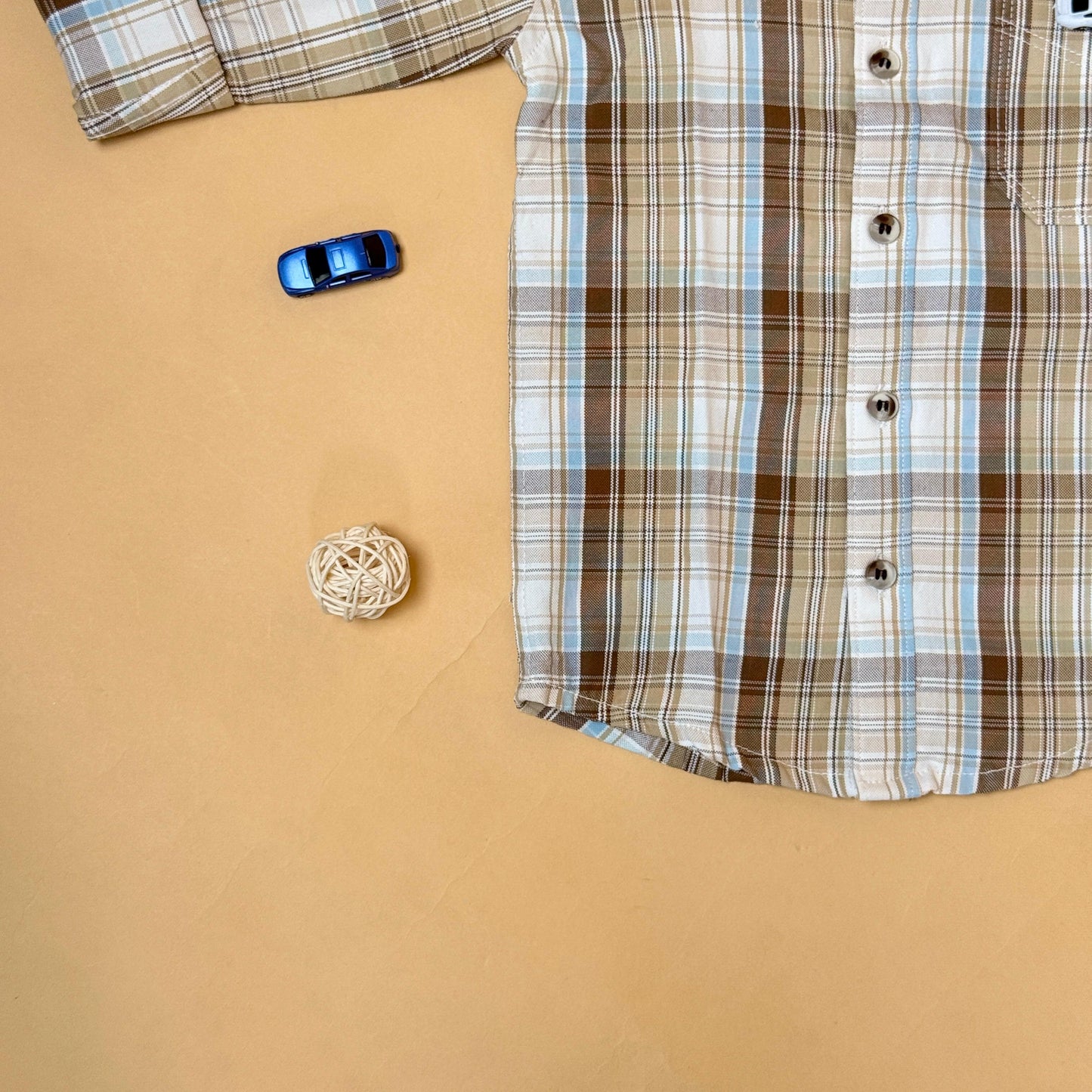 Classic Checkered Kids Shirt