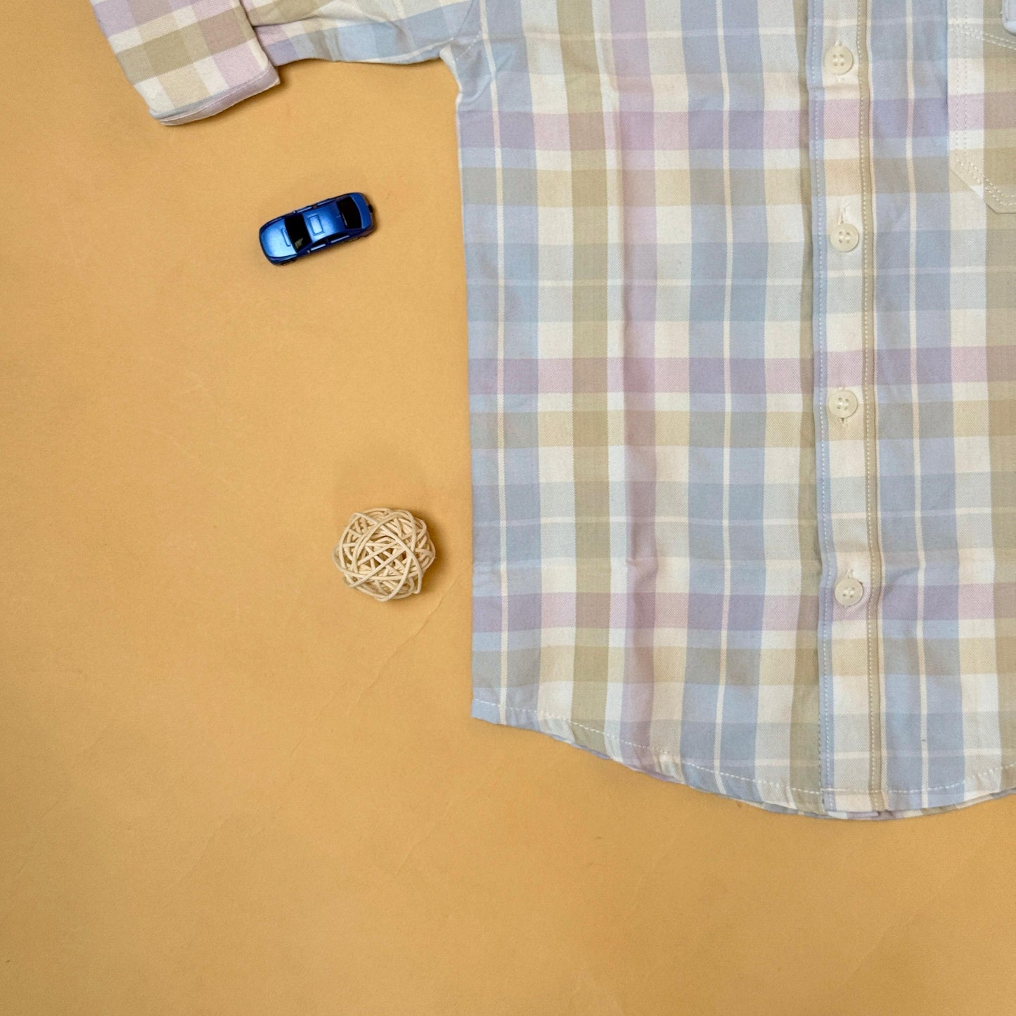 Classic Checkered Kids Shirt