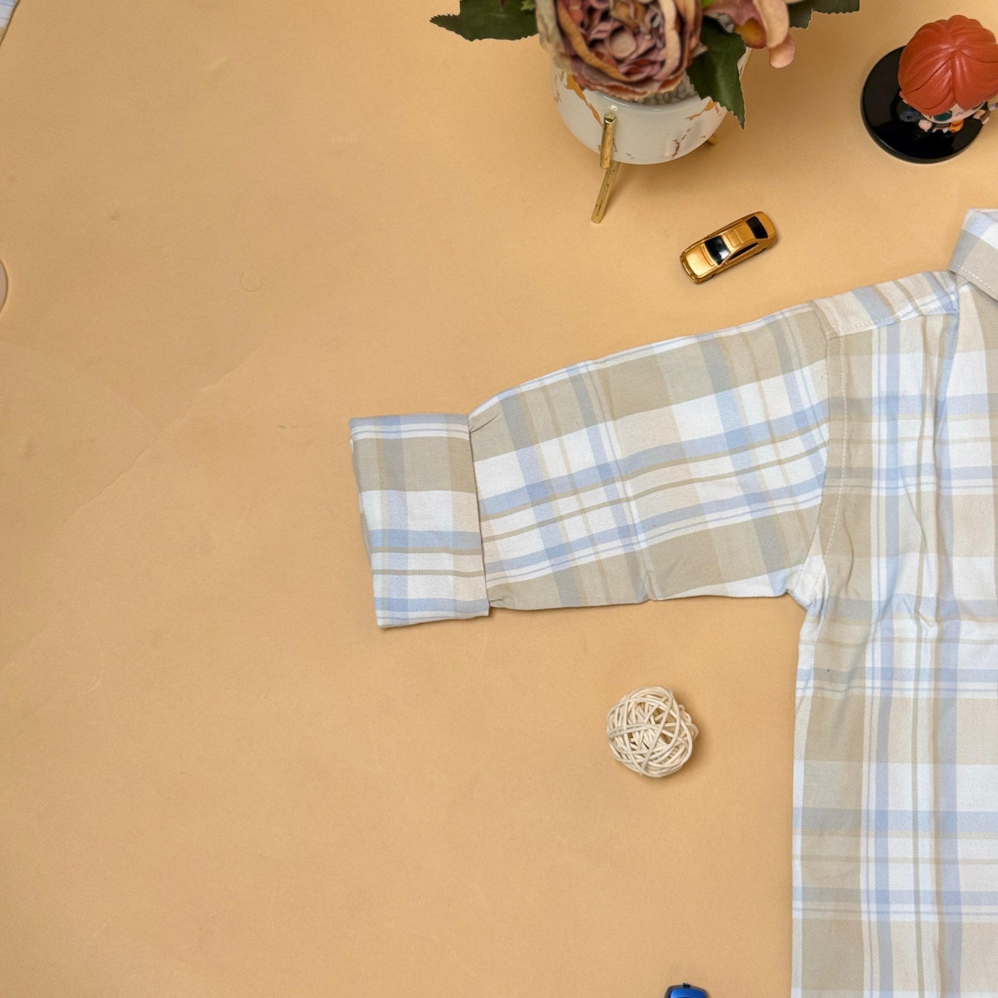 Classic Checkered Kids Shirt