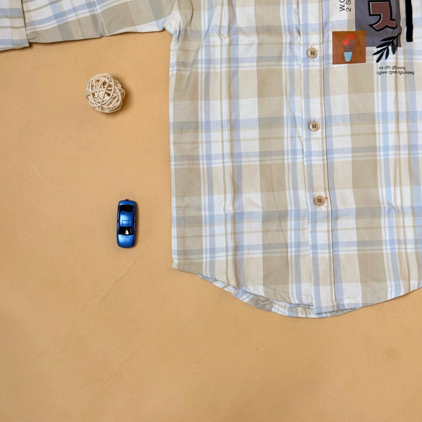 Classic Checkered Kids Shirt