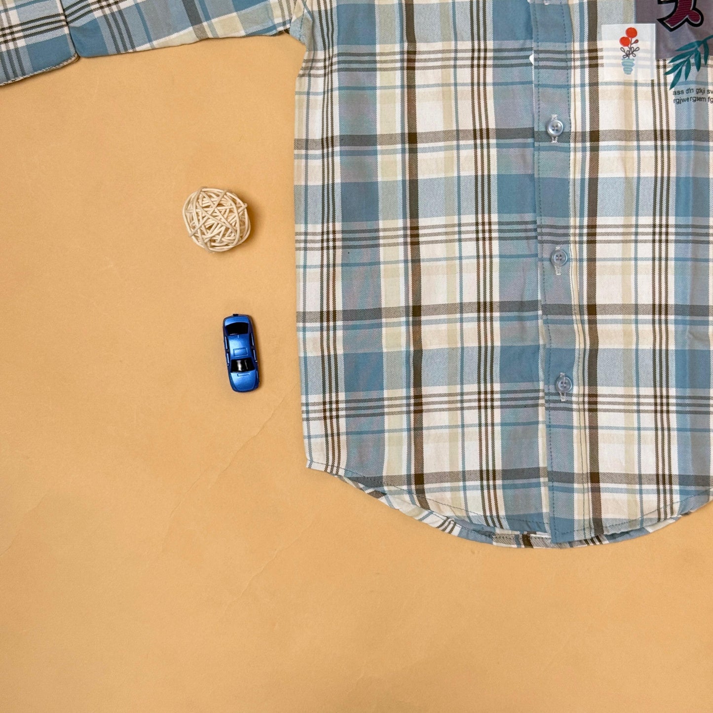 Classic Checkered Kids Shirt