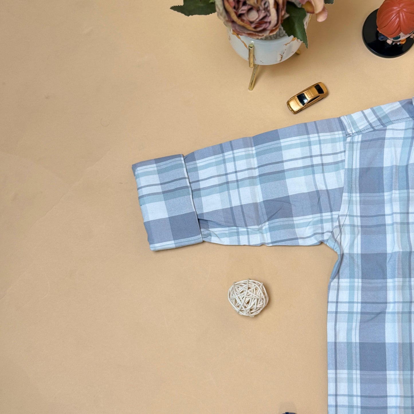Classic Checkered Kids Shirt