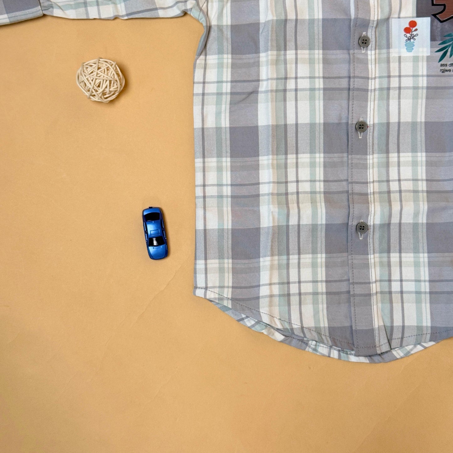 Classic Checkered Kids Shirt