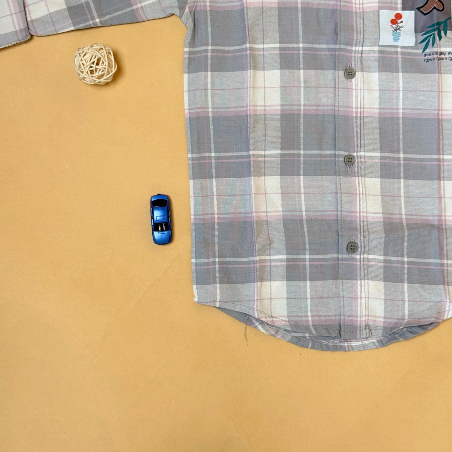 Classic Checkered Kids Shirt