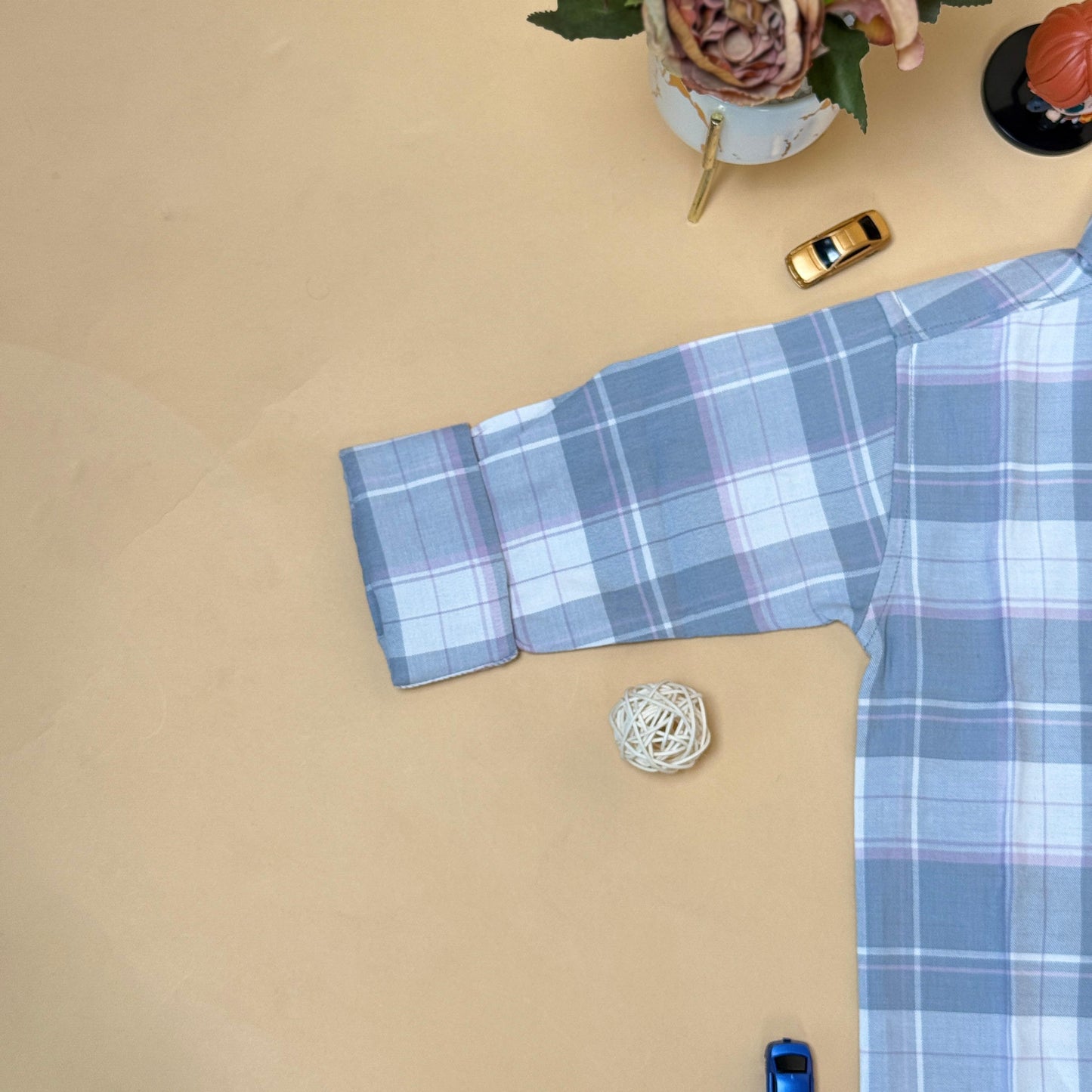 Classic Checkered Kids Shirt