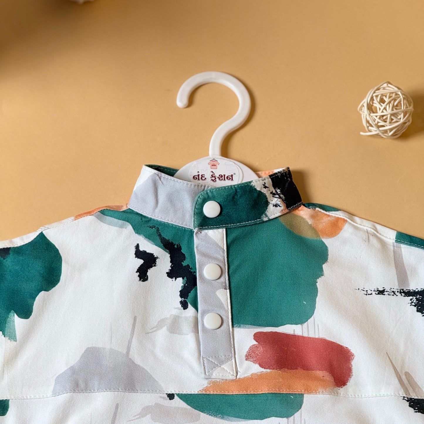 Trendy Abstract Print Kids Shirt