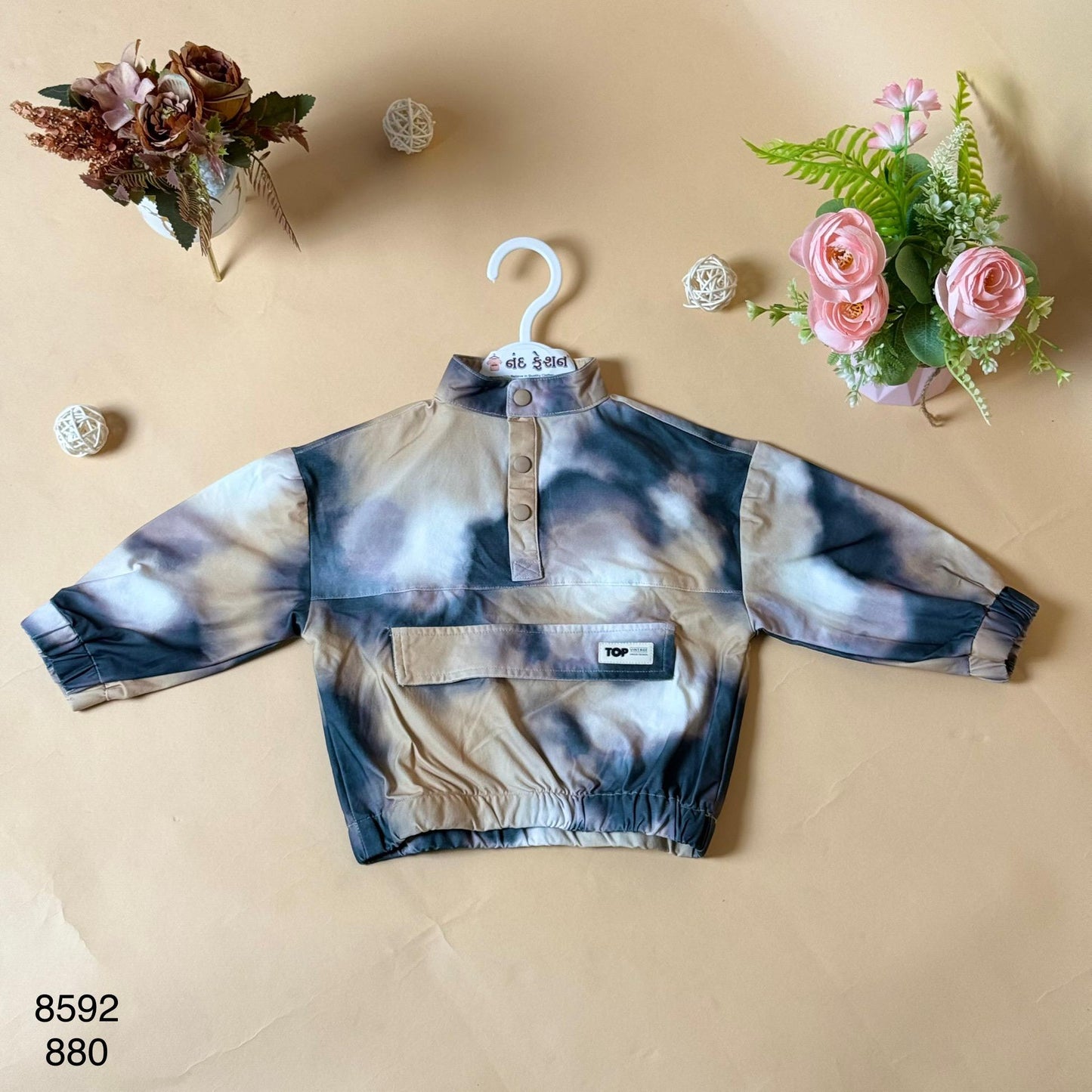 Trendy Tie-Dye Kids Shirt
