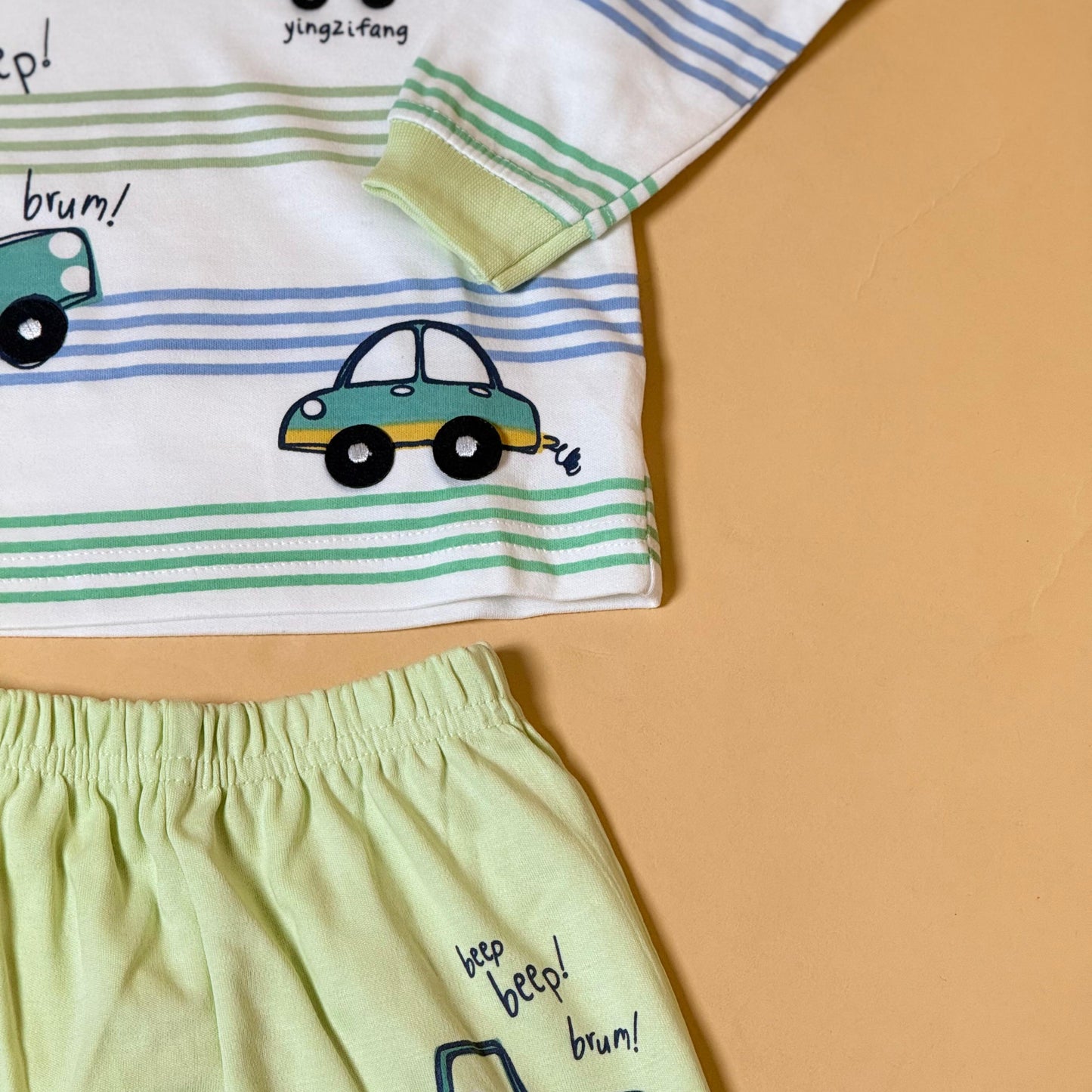 “Beep Beep” Car Print Lenghi Pair
