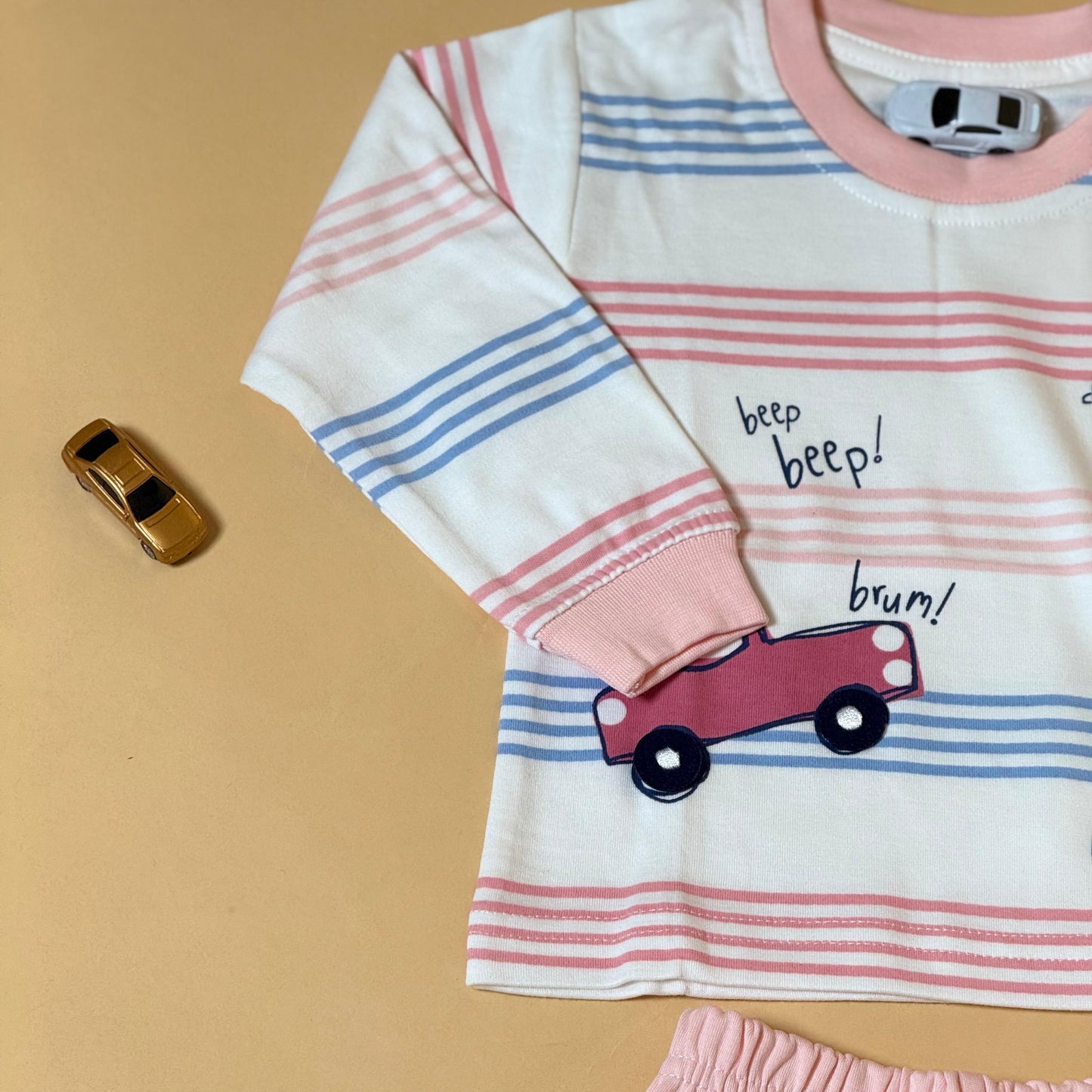 “Beep Beep” Car Print Lenghi Pair