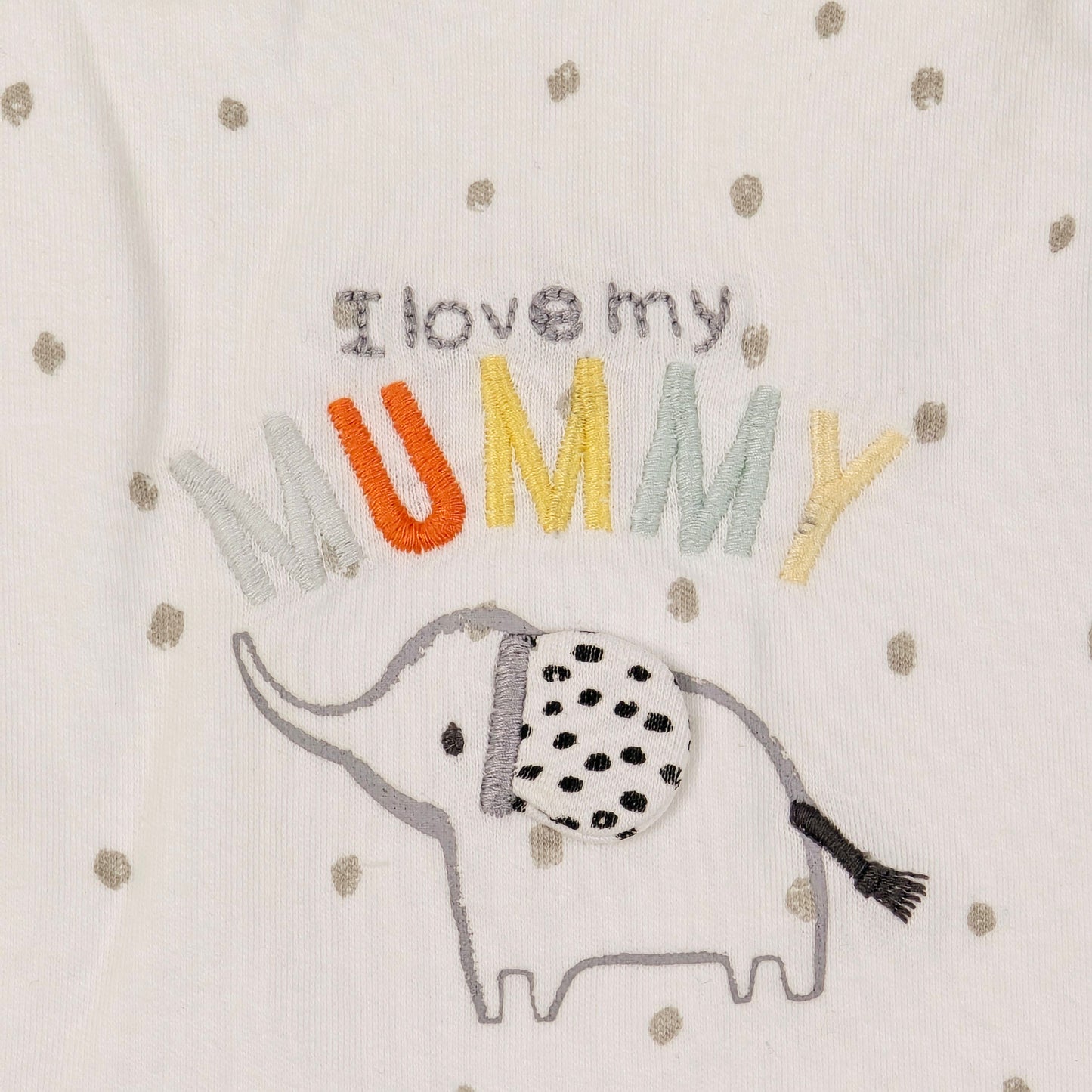 Mummy Elephant Regular Baby Bib