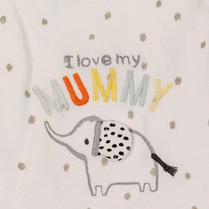 Mummy Elephant Regular Baby Bib