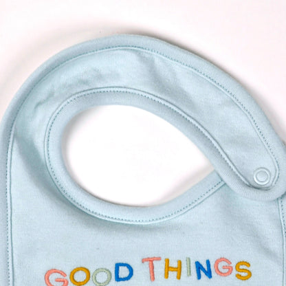 Light Blue Baby Bibs