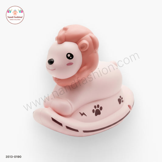 Cute Pink Lion Shape Pull Back Car Toy for Kids