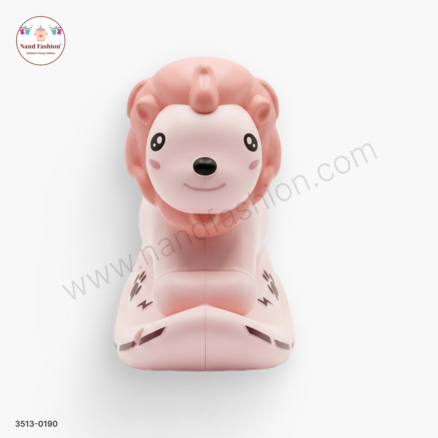 Cute Pink Lion Shape Pull Back Car Toy for Kids