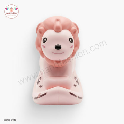 Cute Pink Lion Shape Pull Back Car Toy for Kids