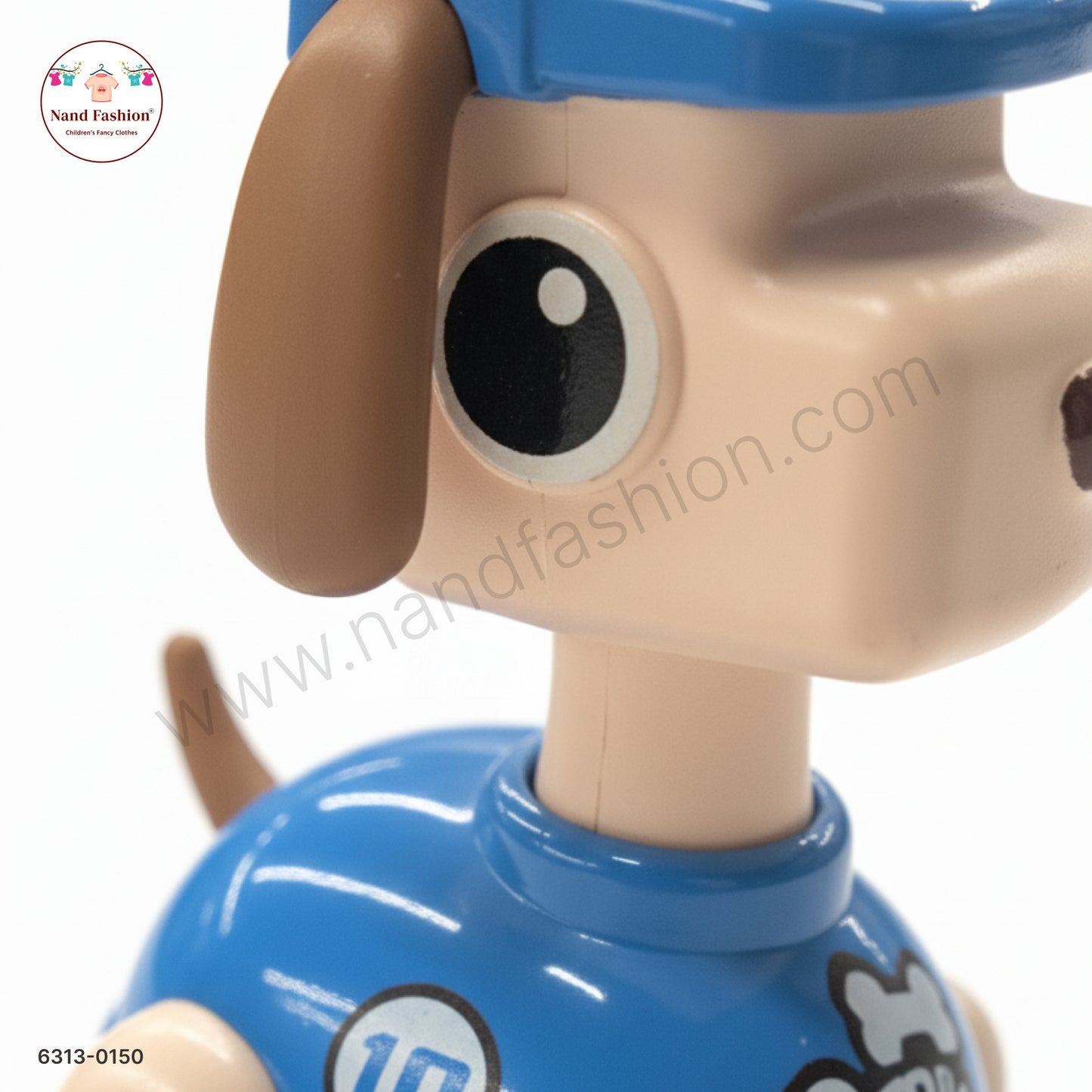 Cute Blue Dog Shape Pull Back Car Toy for Kids