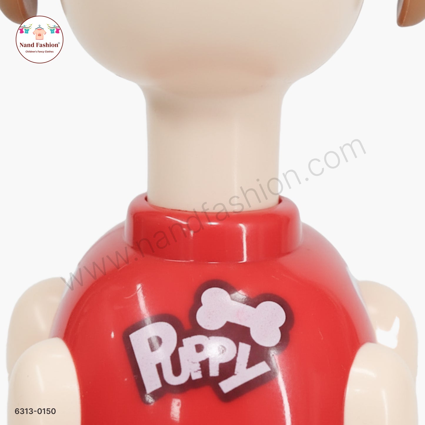 Cute Red Dog Shape Pull Back Car Toy for Kids